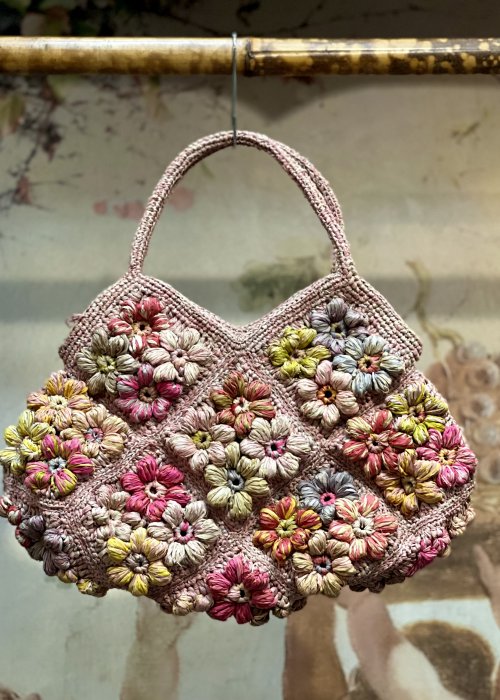 Sophie Digard | Rafia Hand Bag | Multi-Coloured 